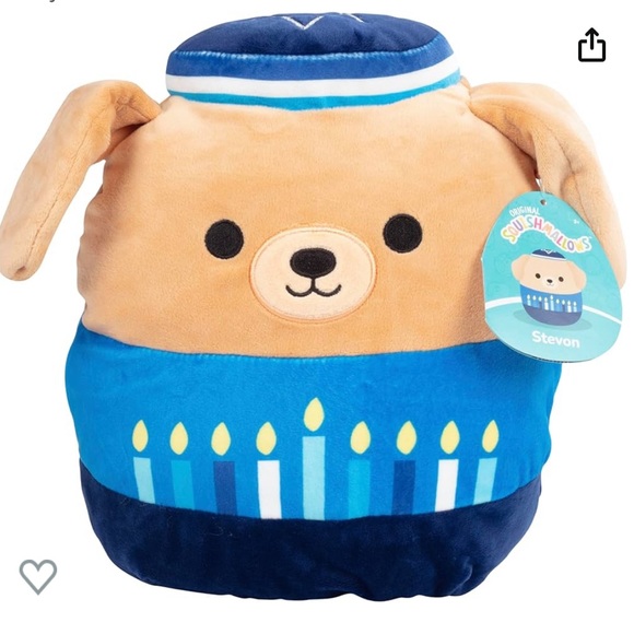 NWT SQUISHMALLOW STEVON HANNUKAH CHANUKAH PLUSH 10” - Picture 4 of 14